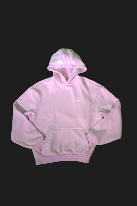 Pink Faithful Hoodie