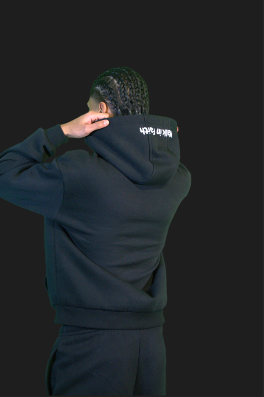 Black Faithful Hoodie